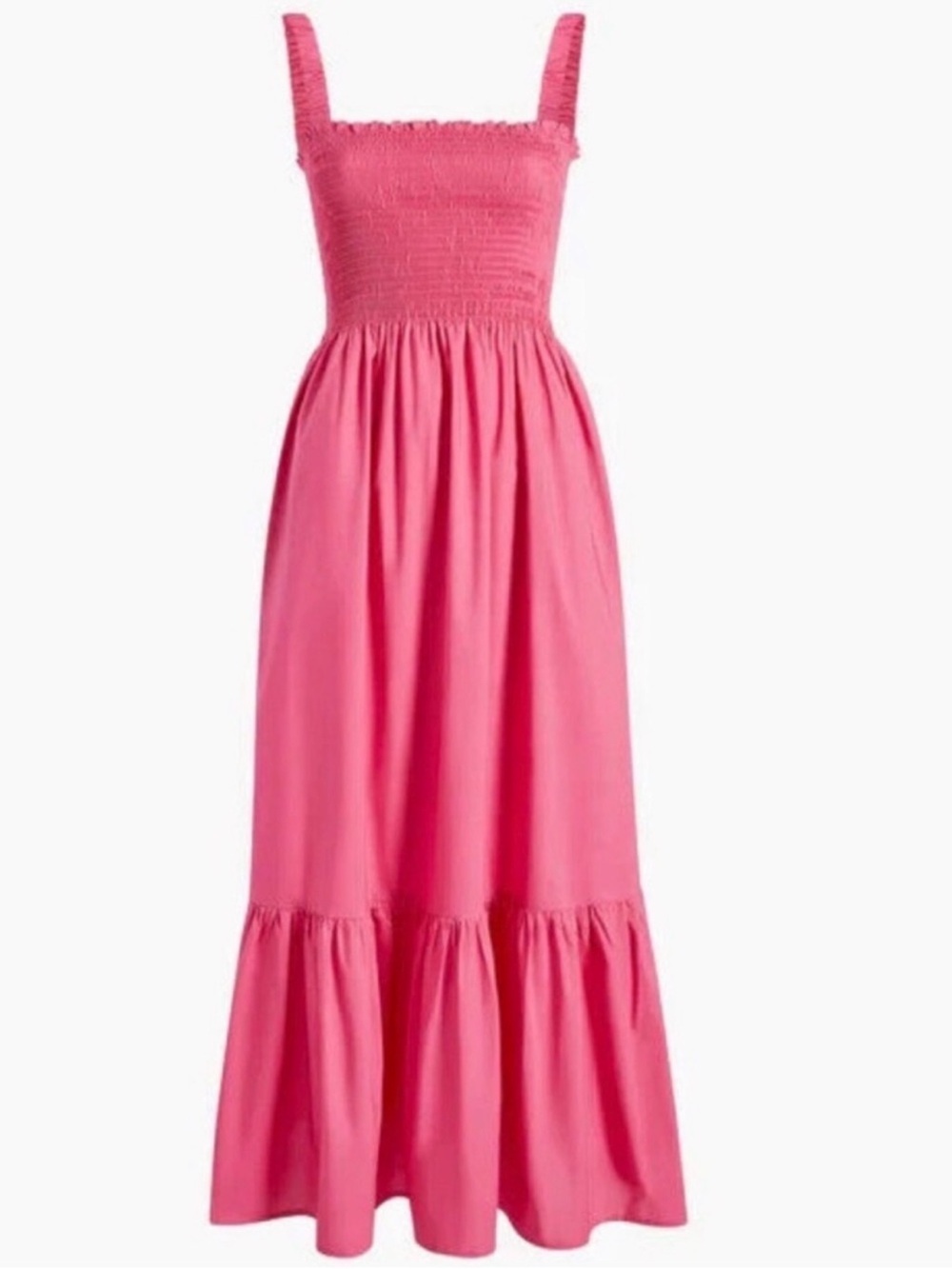 Hill House Anjuli Nap Dress 100% Cotton Pink size Medium